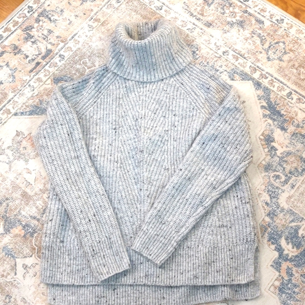 Madewell Mercer turtleneck sweater in coziest yarn
